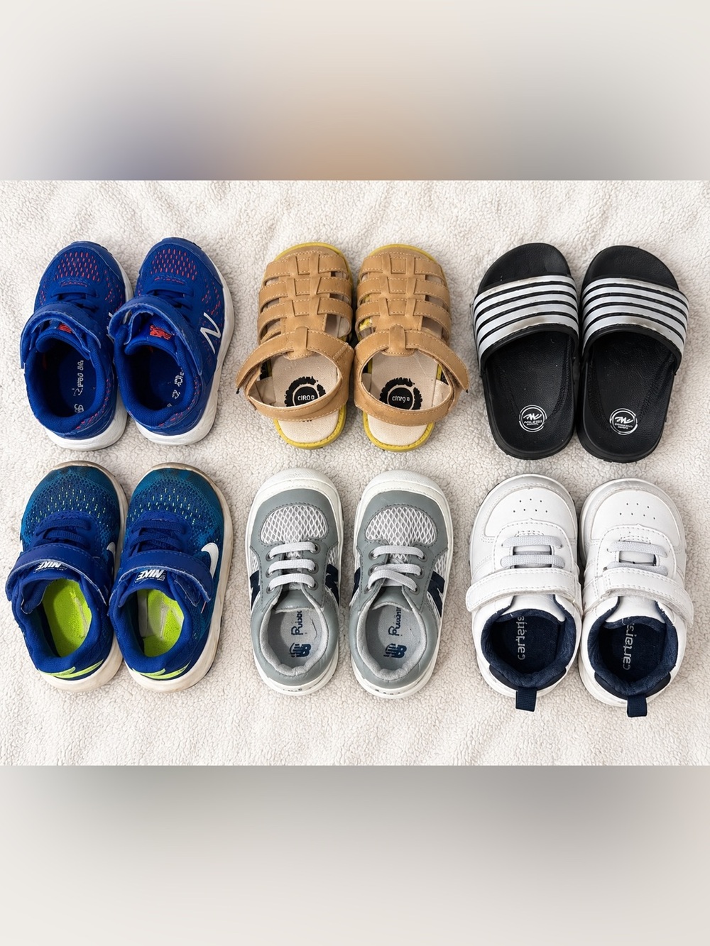 Bundle Lot of Toddler Boys Shoes Sizes 3.5 - 4.5